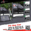 Car Roof Bag & Rooftop Cargo Carrier ?C 15 Cubic Feet Heavy Duty Bag, Waterproof Excellent Military Quality Rooftop Car Bag - Fits All Cars with/Without Rack + 6 Reinforced Straps & Storage Bag - Image 4