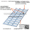 Aluminum Tri-Fold Ramp with Treads (1pk) ?C Easily and Safely Load and Unload Push Mowers, Garden Tillers, ATVs and More, 1,500 lb. Capacity, 50?? W x 76?? L - Image 3