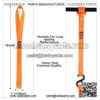 XSTRAP Soft Loop Tie-Down Straps - 8PK 1-1/16 x 18 inches - 3600LB Breaking Strength, Loops for Securing Trailering of Bikes, ATV, UTV, Motorcycles, Scooters, Dirt Bikes, Lawn Equipment, Orange - Image 3