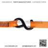 XSTRAP Soft Loop Tie-Down Straps - 8PK 1-1/16 x 18 inches - 3600LB Breaking Strength, Loops for Securing Trailering of Bikes, ATV, UTV, Motorcycles, Scooters, Dirt Bikes, Lawn Equipment, Orange - Image 5