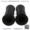 Pair Handle Bar Hand Grips ATV Black Fit 7/8" 1" Honda Cafe Racer Clubman Custom - Image 4
