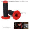 2pcs 7/8" Universal Motorcycle Hand Bar Grips Pillow Grip Anti-Slip Rubber Racing Grip for Dirt Bike Motocross CR80R/85R, CRF150R, CR125R/250R, CRF450R??Red??