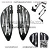 Front & Rear Floorboard Foot peg Brake Arm Kit Shift Peg Fit for Harley Touring FLT FLH 2008-2013