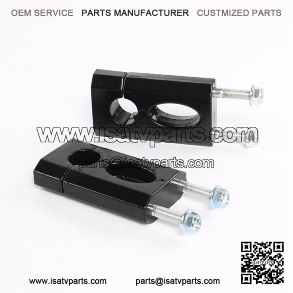 7/8" 22mm ATV Handle Bar + Grips + Clamp Mount Adapter Riser Dirt Bike 110-125CC - Image 5