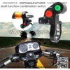 7/8" Horn Turn Signal On/Off Light Switch + Flasher Relay + Horn for Motorcycle ATV Offroad Compatible with Honda Yamaha Suzuki Kawasaki - Image 3