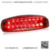 Universal 12V Tail Light LED ATV Taillight Brake Lights Compatible with Yamaha Honda Kawasaki Suzuki 50cc 70cc 90cc 110cc 125cc Tao Tao Scooter Motorcycle