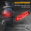 Universal 12V Tail Light LED ATV Taillight Brake Lights Compatible with Yamaha Honda Kawasaki Suzuki 50cc 70cc 90cc 110cc 125cc Tao Tao Scooter Motorcycle - Image 4