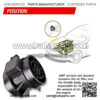 MAF Mass Air Flow Sensor for 2001-2005 Santa Fe 2.7L / Sonata V6, 2003-2008 Tiburon 2.7L, 2005-2009 Tucson 2.7L, 2001-2006 Optima V6 - Image 5