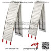 Folding Truck Ramps, gardhom 1500 lbs Aluminum Loading 1Pair for ATV Lawn Mower Trailer Pickup