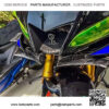 Front Fenders Extension Cover Decoration Plastic ABS Fairing Fenders Cover Extender Cowl Fit for Yamaha R3 R25 19-2021 Supplies Accessories - Matt Black - Image 4