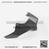 Unpainted Headlight Cover Front Beak Nose Cone Extension Extender Fairing Aerodynamic Winglets for Kawasaki Z900 2017 2018 2019 CeXaoYg (Color : Lower) - Image 3