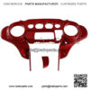 Wicked Red Fade Inner Fairing Speedometer Cover Fit For Harley Electra Glide Street Glide Ultra Limited 2014-2020