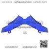 Motorbike Compatible Ya-maha MT-125 MT125 2020 2021 Front Beak Nose Cone Fairing Cover Fender Extender Cowl (Color : Blue)