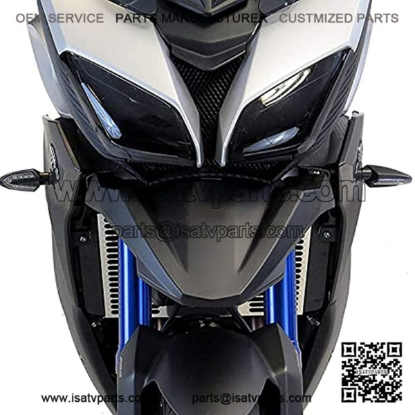 Hdsjakl Protective Cover ABS Front Wheel Mudguard Beak Nose Cone Extension Cover Extender Cowl for Yamaha Mt-09 Mt09 Tracer Fj-09 Fj09 2015-2017 - Image 3