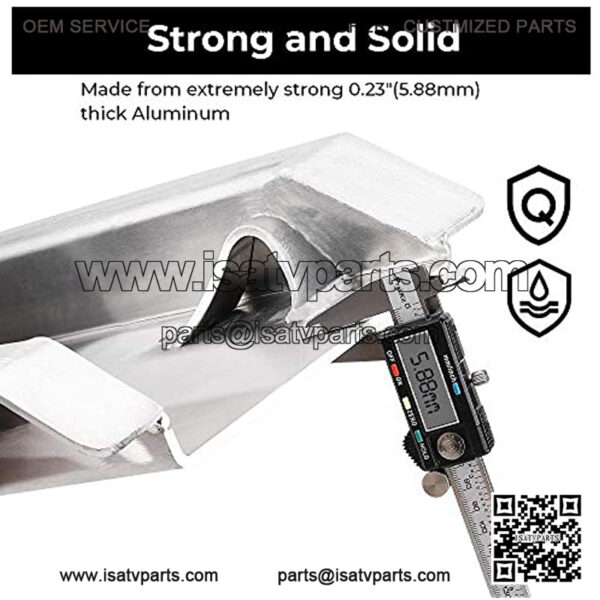 ATV Swing Arm Skid Plate Guard Compatible with Raptor 700/700R 2006-2019 - Image 5