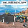 ATV Covers Outdoor Storage Waterproof, 300D Heavy Duty 4 Wheeler Cover Fit All Weather - Universal Size - Image 2