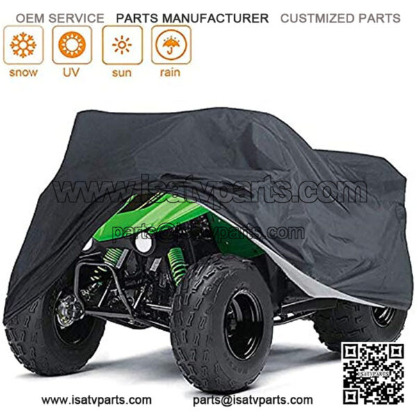 ATV Cover - Waterproof Windproof Quad Bike ATC 4 Wheeler Cover, All Weather Outdoor