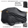 ATV Cover Waterproof Heavy Duty,Oxford Material Protects 4 Wheels from Snow, rain or Sun for Polaris Sportsman Yamaha Grizzly Honda Fourtrax,up to 82.68x47.24x45.28inch