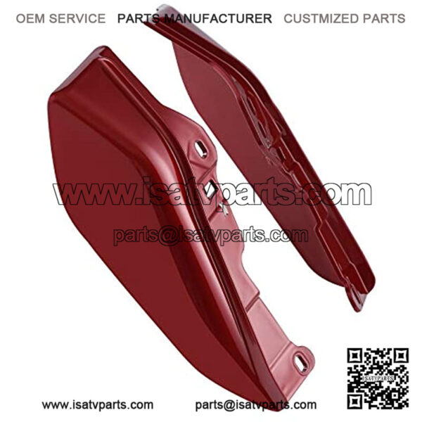 Wicked Red Mid-Frame Air Deflectors Fit for Harley Touring Street Electra Glide 2017-2021 - Image 3