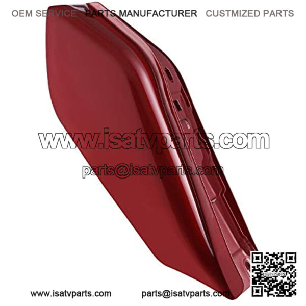 Wicked Red Mid-Frame Air Deflectors Fit for Harley Touring Street Electra Glide 2017-2021 - Image 4