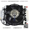 A- Performance 5" OiWith 10" Electric Fan and 3/8" Fitting 48" L Hose Kit