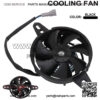 RACING Motorcycle Radiator Fan Assembly,Electric Cooling Fan Automotive Kit 12V?For Chinese 200cc 250cc Quad ATV 4 Wheeler Go Kart Dirt Pit Motor Bike Motorcycle UTV
