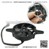 Universal Motorcycle Radiator Cooling Fan OiWater Cooler Electric Fan 4inch 5inch for All Dirt Bike Motocross ATV (4 Inches)