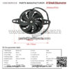 Universal Motorcycle Radiator Cooling Fan OiWater Cooler Electric Fan 4inch 5inch for All Dirt Bike Motocross ATV (4 Inches) - Image 2