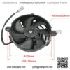Universal Motorcycle Radiator Cooling Fan OiWater Cooler Electric Fan 4inch 5inch for All Dirt Bike Motocross ATV (4 Inches) - Image 3