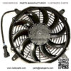 30100628B Trans/Air 2160116 10'' Puller Fan 12 Volt High Performance Curved Blades 802 cfm w 8 mounting Brackets VA11A-AP7/C/T-57A