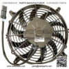 30100628B Trans/Air 2160116 10'' Puller Fan 12 Volt High Performance Curved Blades 802 cfm w 8 mounting Brackets VA11A-AP7/C/T-57A - Image 2