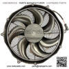 30102803 16" Puller Fan 12 Volt High Output Curved Blade 1953 cfm VA33-AP91/LL-65A