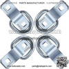 D Ring,Tie Down Anchor 4 Pk Surface Mount Tie Down Ring Heavy Duty 6000 Pound Breaking Strength Super Strong Forged Steel for Trailer Cargo Control, Tying Down Motor Bikers,ATV's - Image 2