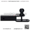 3-in-1 ATV Hitch Ball Mount Adapter with 1-7/8" Ball, Hollow Shank - Image 2