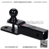 3-in-1 ATV Hitch Ball Mount Adapter with 1-7/8" Ball, Hollow Shank - Image 3