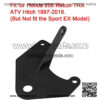 Trailer Hitch Receiver Ball Mount Compatible with TRX250 ATV Hitch 1997-2018 with Hardware - Image 2