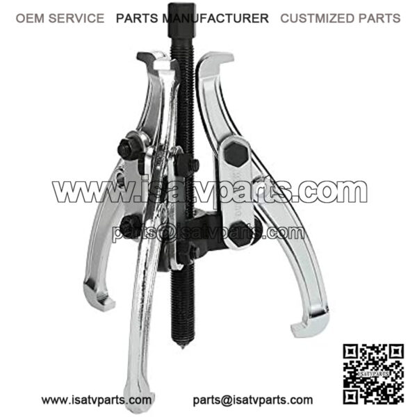 6-Inch 3-Jaw Gear Puller, Removal Tool for Gears, Pulleys, Bearings and Flywheels, Fully Assembled, CRV