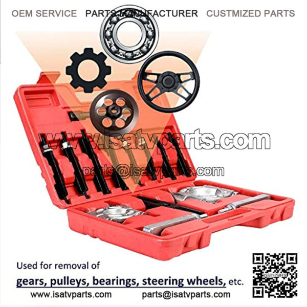 Bearing Puller Set, 5-Ton-Capacity Bearing Separator, Wheel Hub Axle Puller Set, Pinion Bearing Removal Tool Kit, Bearing Splitter - Image 2