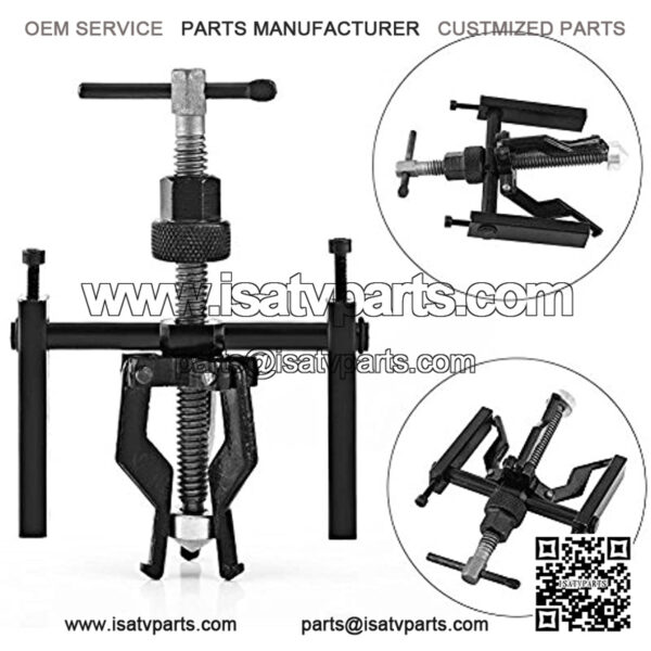 Bearing Puller Gear Extractor, 3-Jaw Gear Puller Tool Kit Automotive Bearings Extractor - Image 3