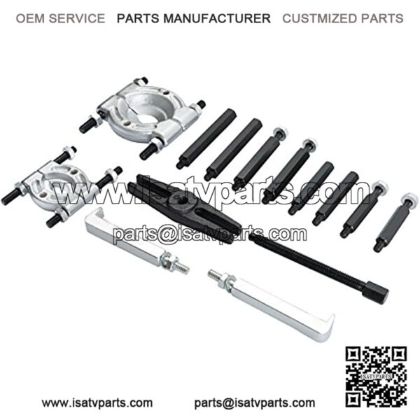 ATP 14PCS Bearing Separator Puller Set 2" and 3" Splitters Remove Bearings Kit - Image 4