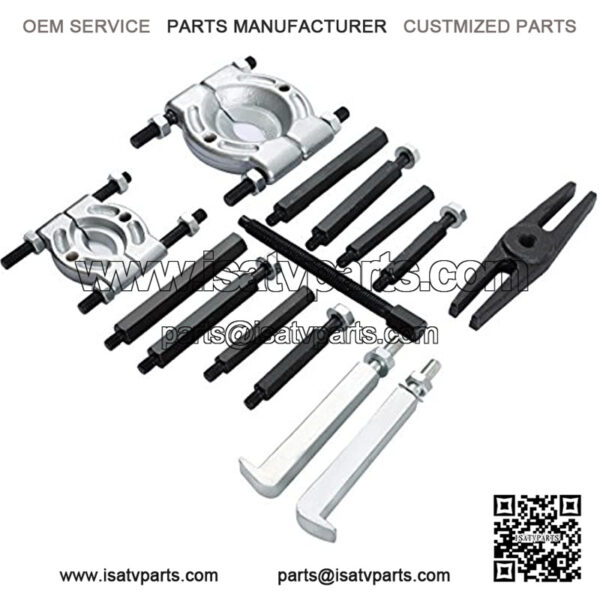 ATP 14PCS Bearing Separator Puller Set 2" and 3" Splitters Remove Bearings Kit - Image 5