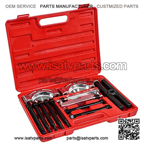 Gear Puller and Bearing Separator Splitter 14-Piece Set ?C Vehicle Gear, Pulley, Steering Wheel, Ball Bearing