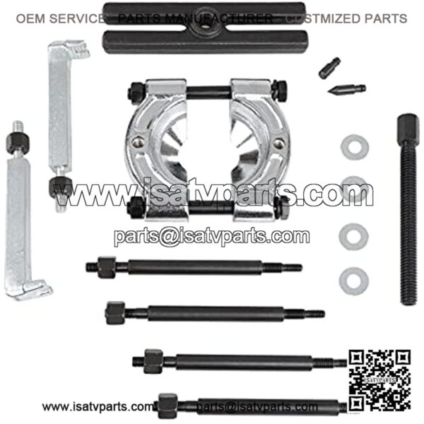 Gear Puller and Bearing Separator Splitter 14-Piece Set ?C Vehicle Gear, Pulley, Steering Wheel, Ball Bearing - Image 2