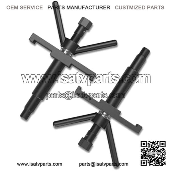 Camshaft Crankshaft Alignment Timing Locking Tool Compatible with VOLVO Models 850 960 S40 S70 and S90 Heavy Duty Steel Construction-13 Pieces - Image 4