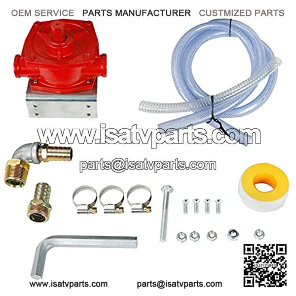 Low Profile Oil Drain Pan Portable 17 Gallon for Truck Car with Pump 8' Hose - Image 3