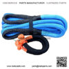 Kinetic Recovery Rope-Heavy Duty Car Towing Rope with Soft Shackle for Off-Road Recovery 4x4 SUV Truck ATV/UTV (7/8 inch30 feet, Blue)