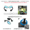 22mm Motorcycle ATV Bike Scooter Handle Bar End Rearview Mirrors Universal New