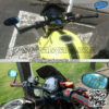22mm Motorcycle ATV Bike Scooter Handle Bar End Rearview Mirrors Universal New - Image 2