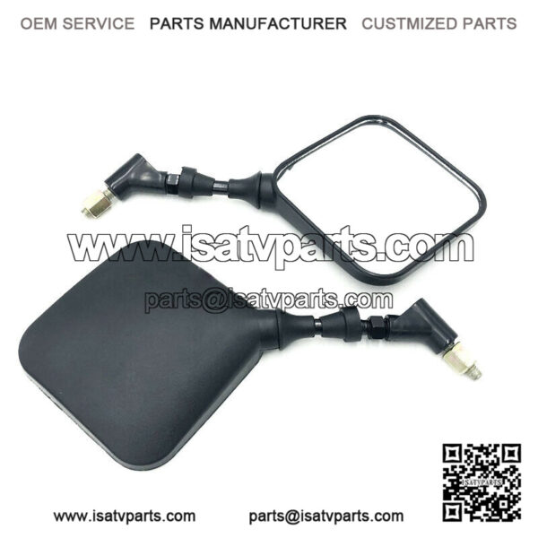 Motorcycle ATV PP shell 8MM Handle Bar End Rearview Mirrors Motorbike Universal - Image 5