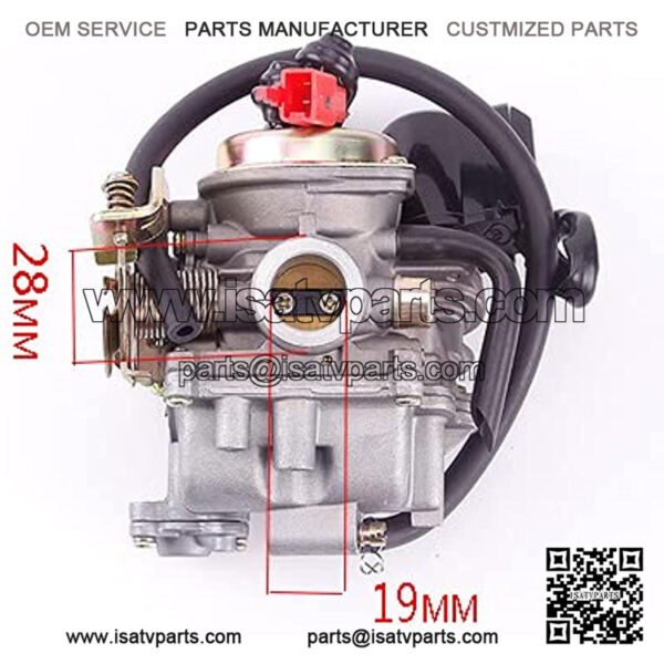 Carburetor GY6 50cc 60cc 80cc 90cc Scooter Moped Kymco Agility Hornet Meitian PD19J 139QMB 139QMA 18mm 19mm ATV Carburetor - Image 3